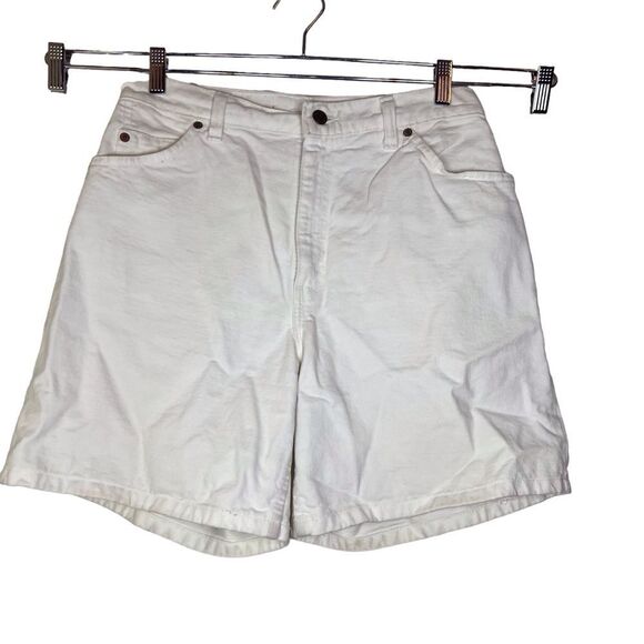 Levi's Pants - Levis Womens Cut Off White Denim Size 12 High Waist Jean Shorts Beach Summer